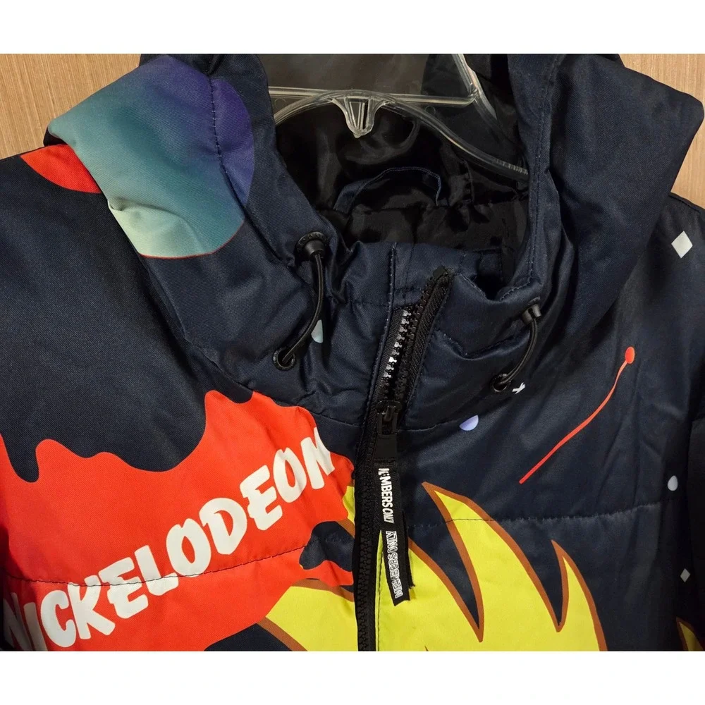 Members Only Nickelodeon Rugrats Arnold‎ Tommy Chuckie Puffy Winter Jacket XXL